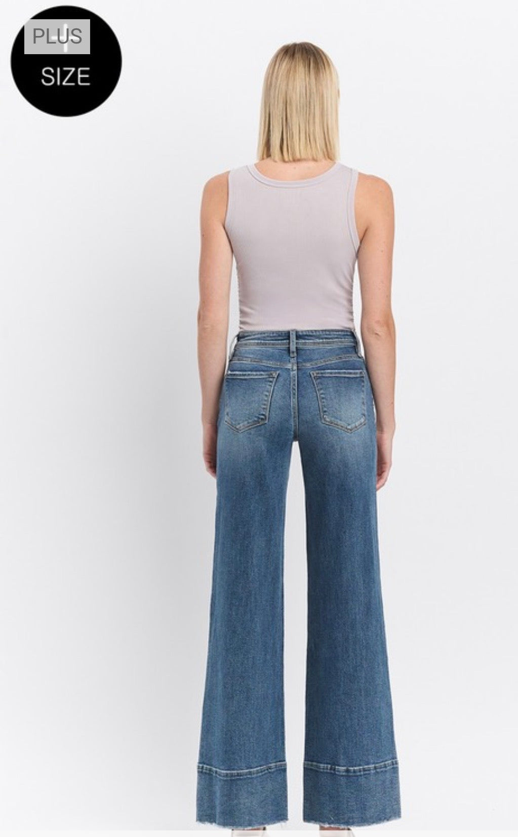 Lovervet HW A-line wide leg jeans