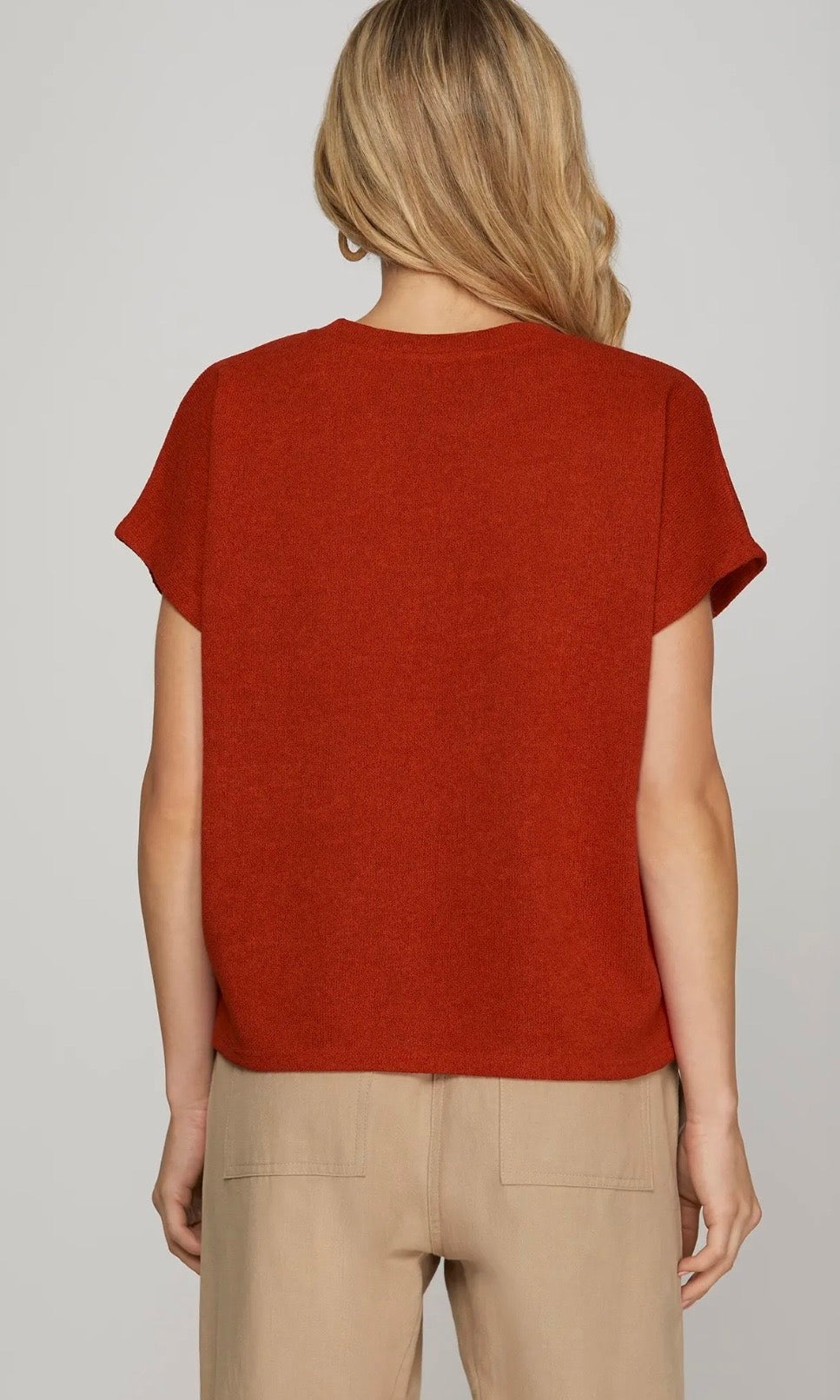 Red knit