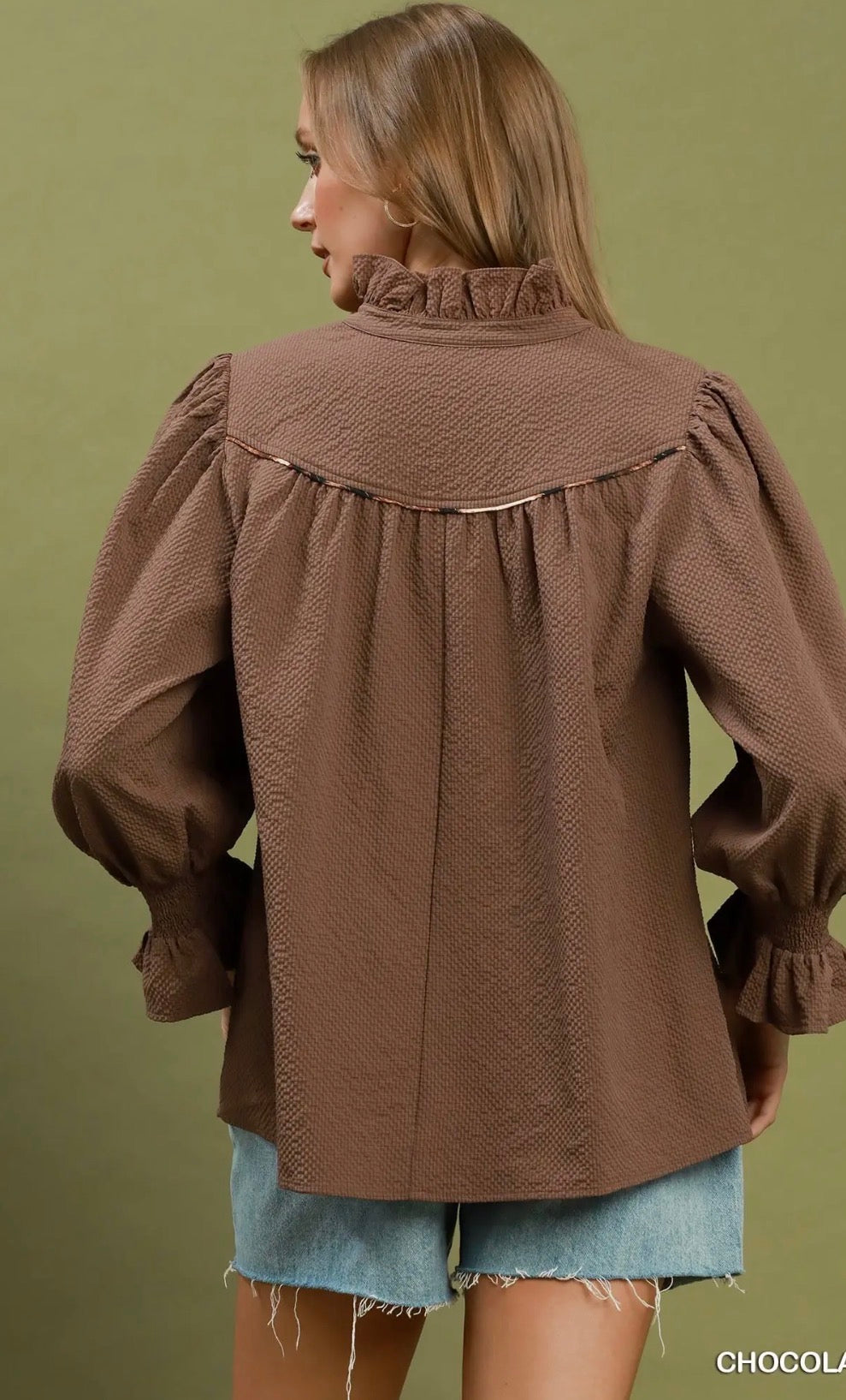 Chocolate brown top