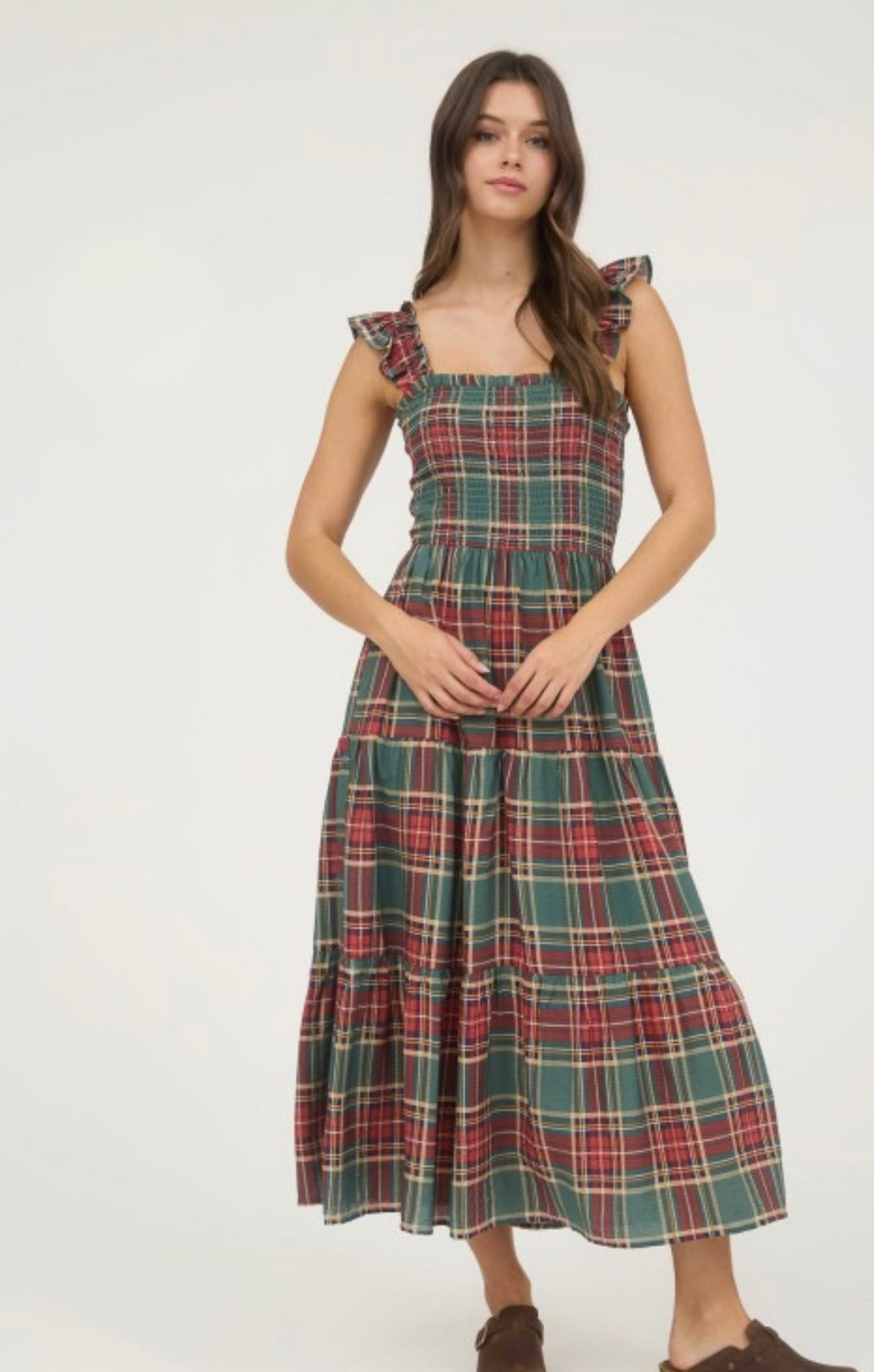 Julie plaid dress