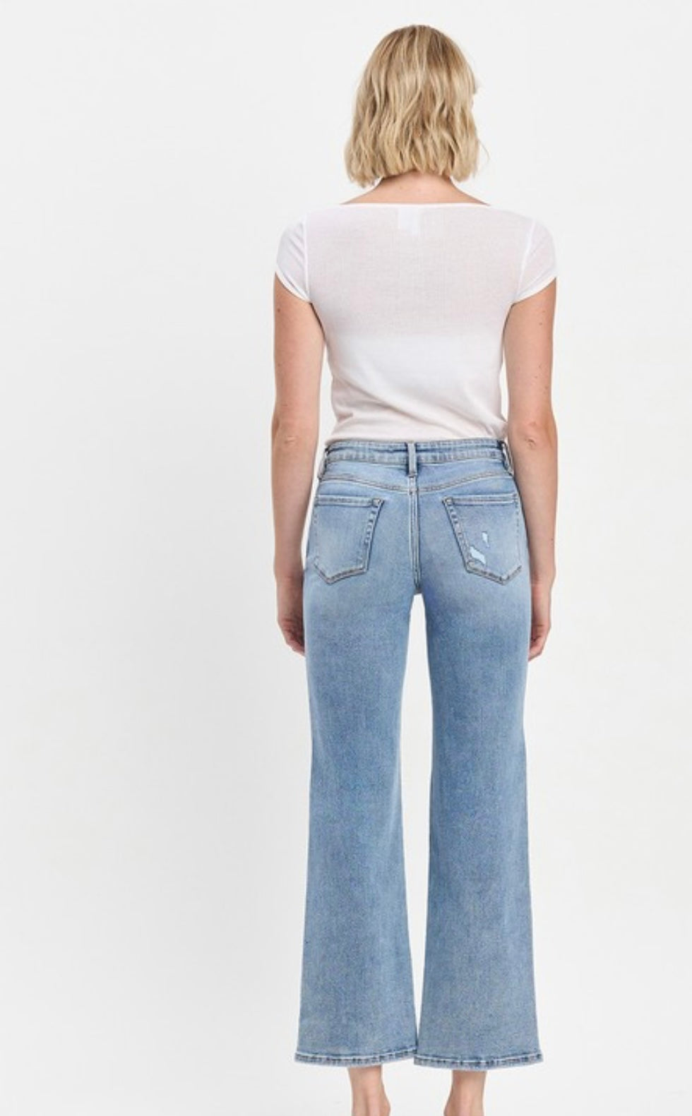 Lovervet midrise ankle slim wide