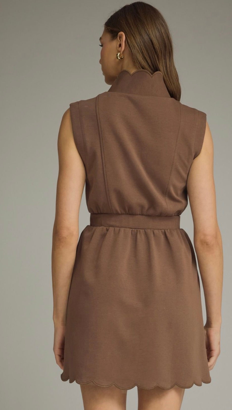 Bridget brown dress