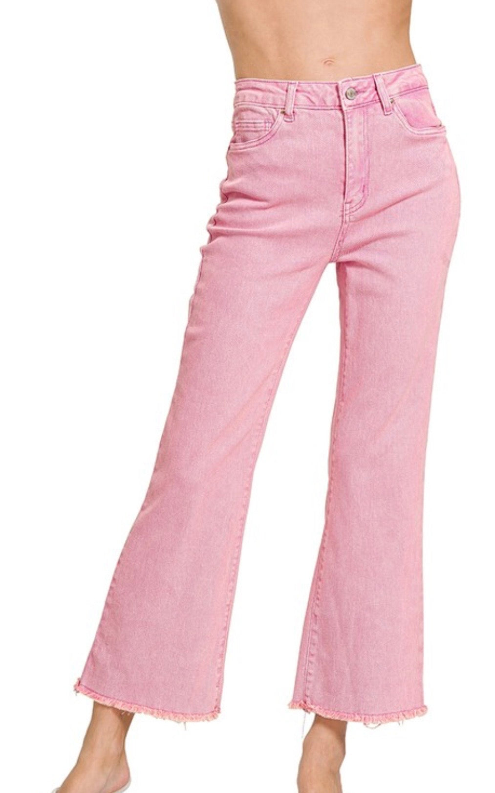 Zenana mauve pink jeans