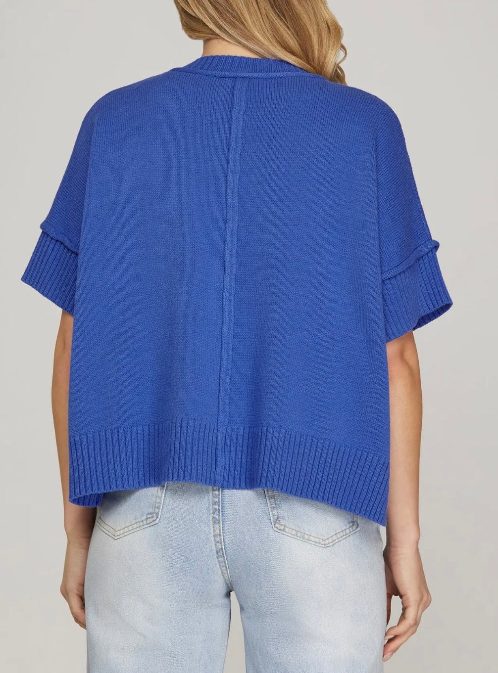 Cobalt blue sweater