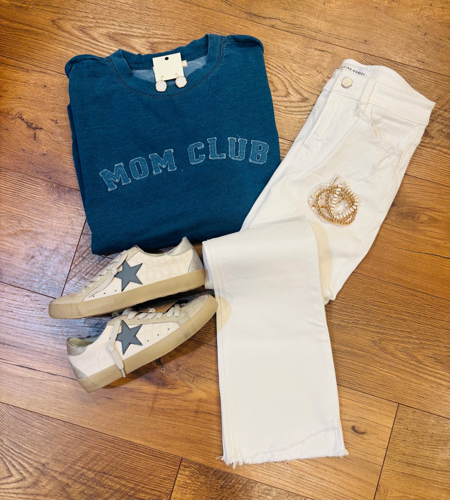 Mom club light weight sweatshirt