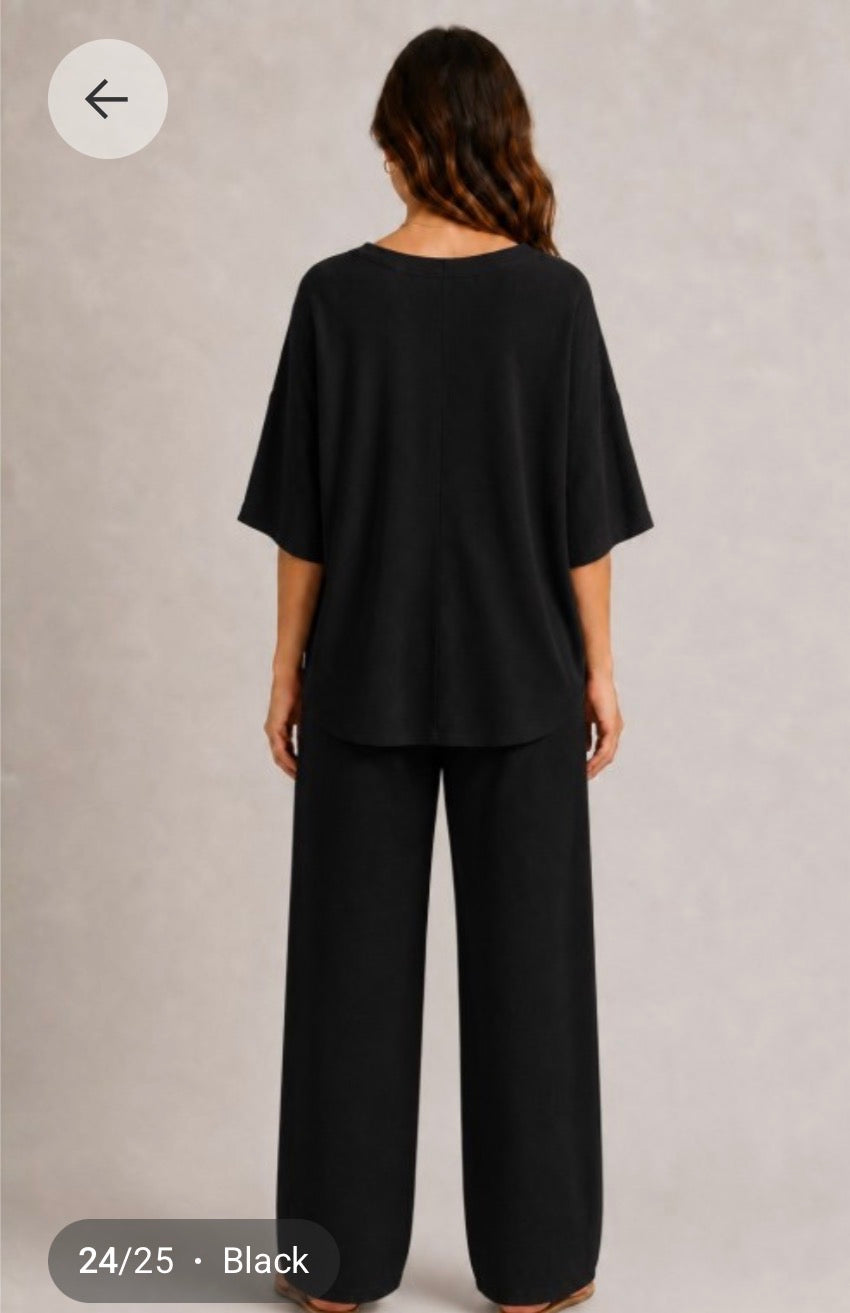 Black cozy set