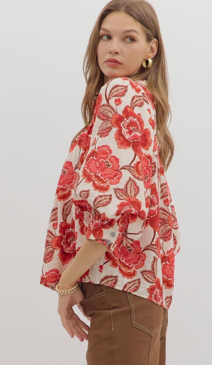 Sarah floral top