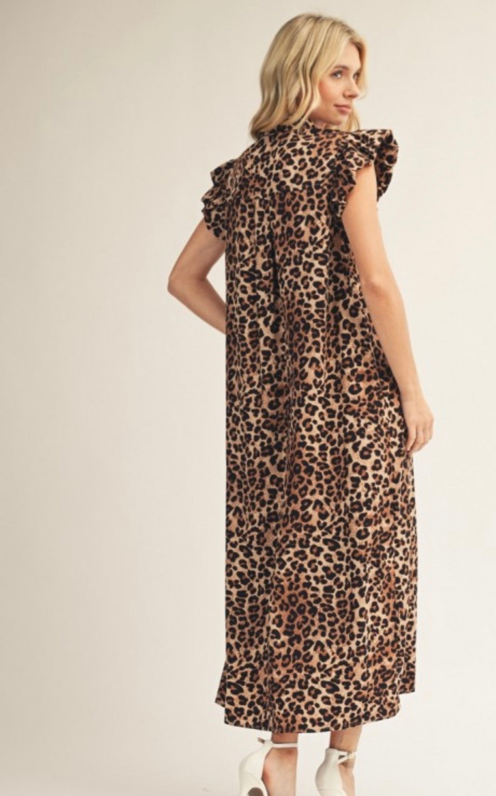 Cheetah print dress