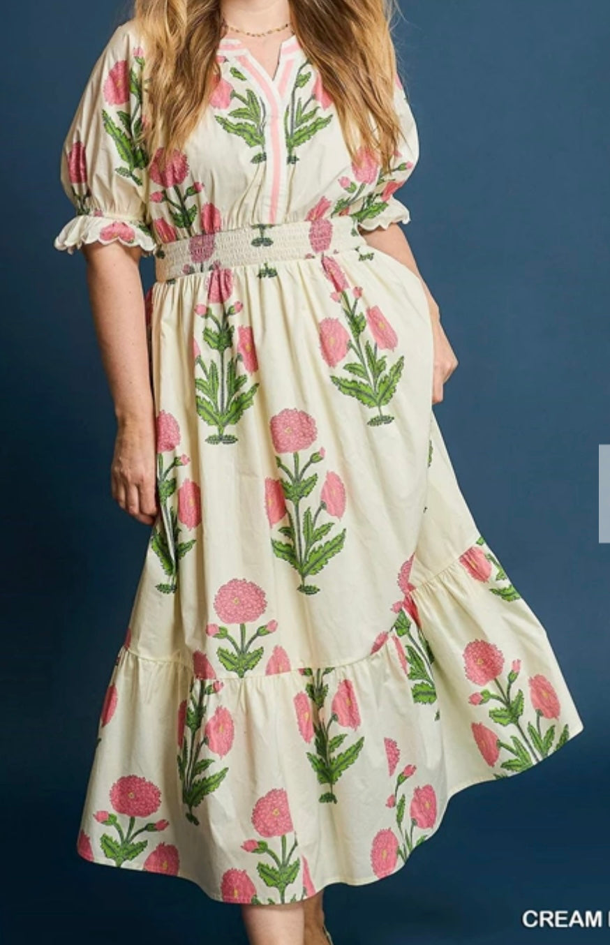 Jennifer floral dress