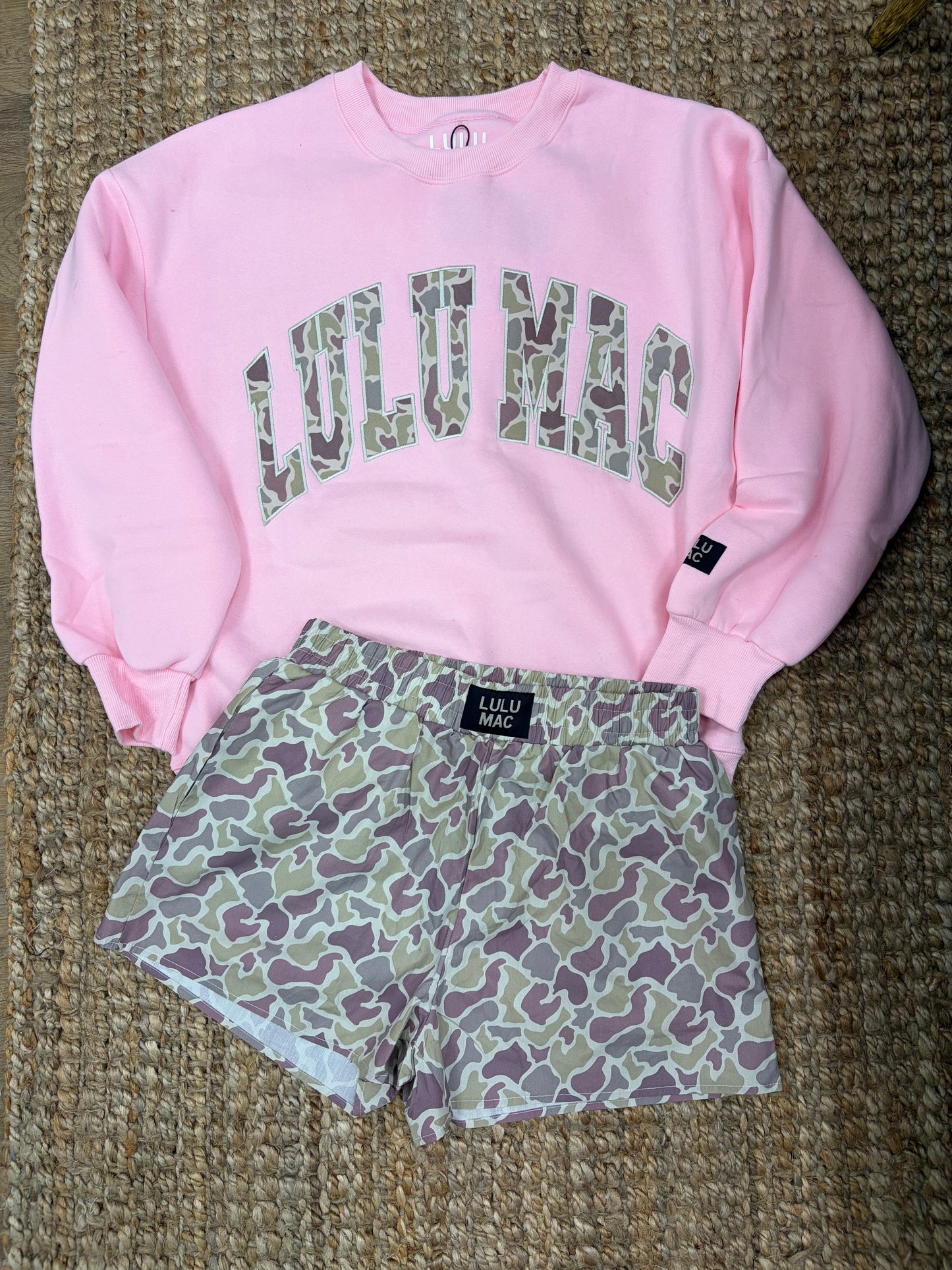 Lulu Mac camo shorts