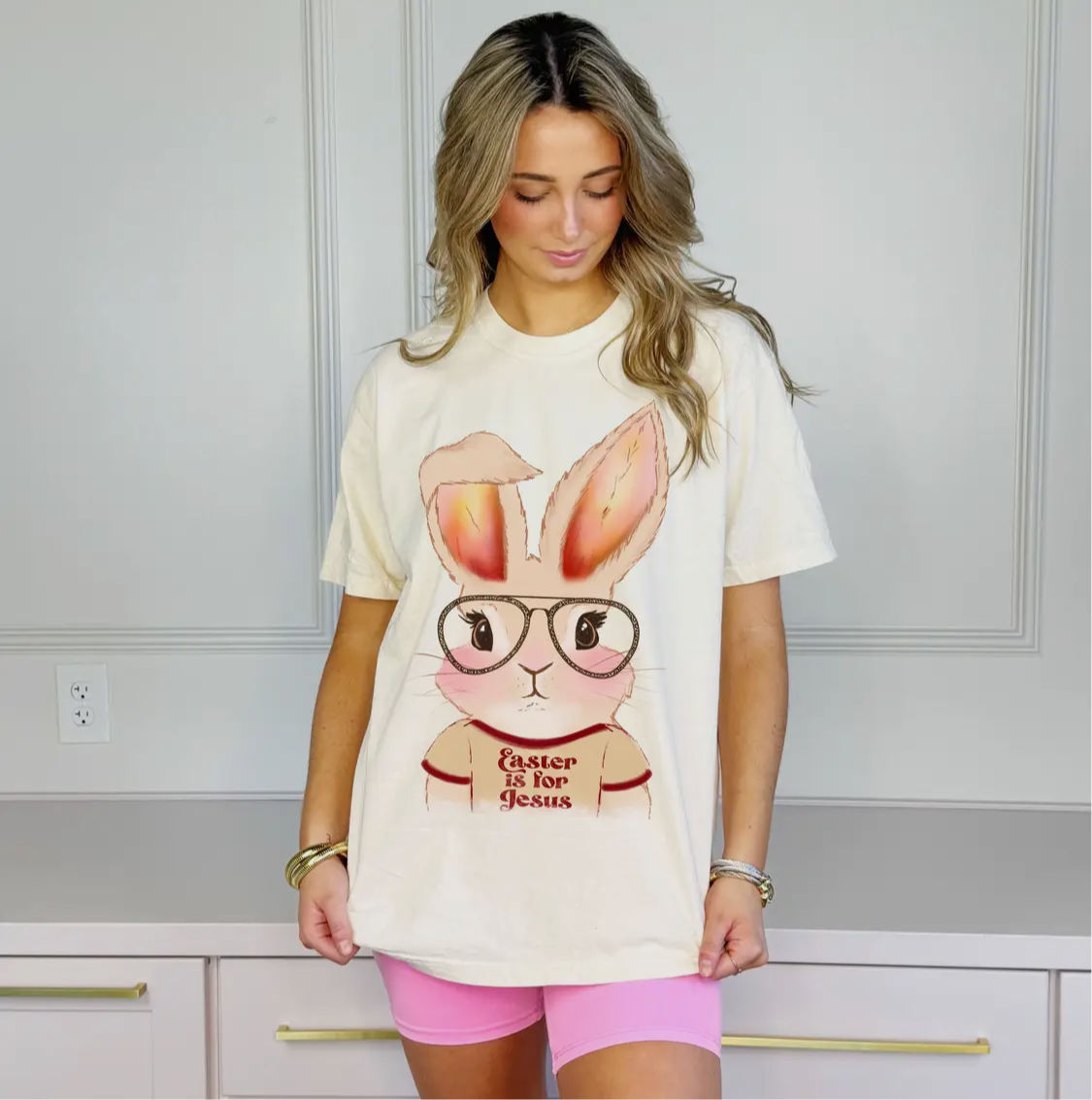 Jesus bunny tee