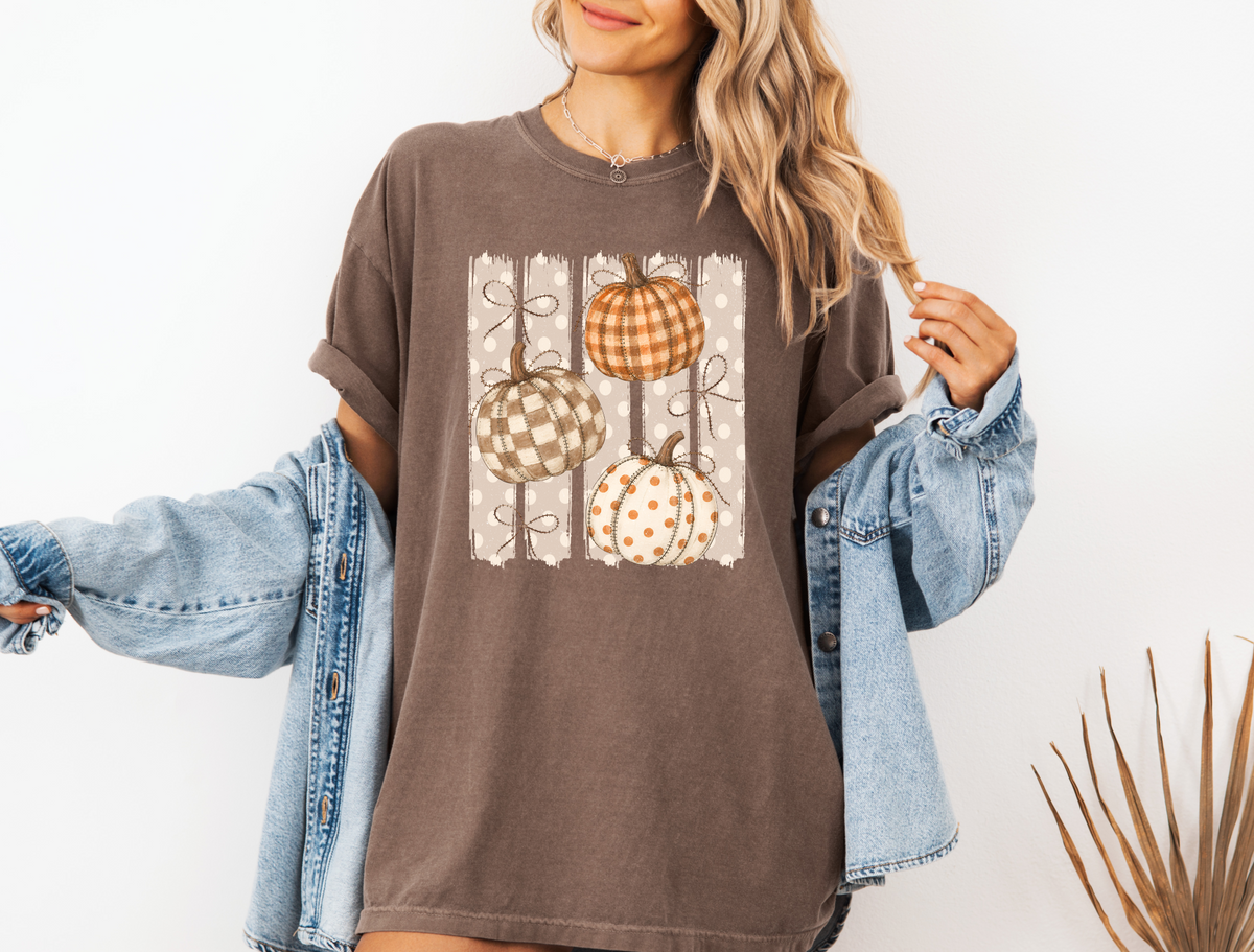 Mocha pumpkin tee