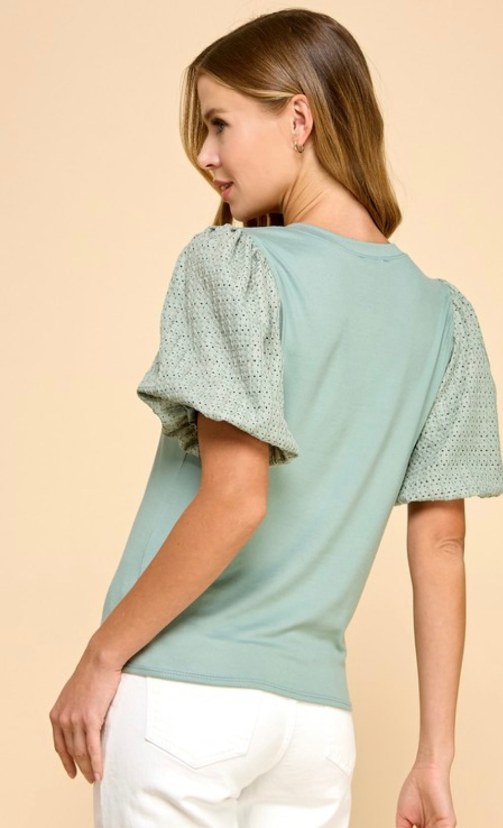 Ansley sage top