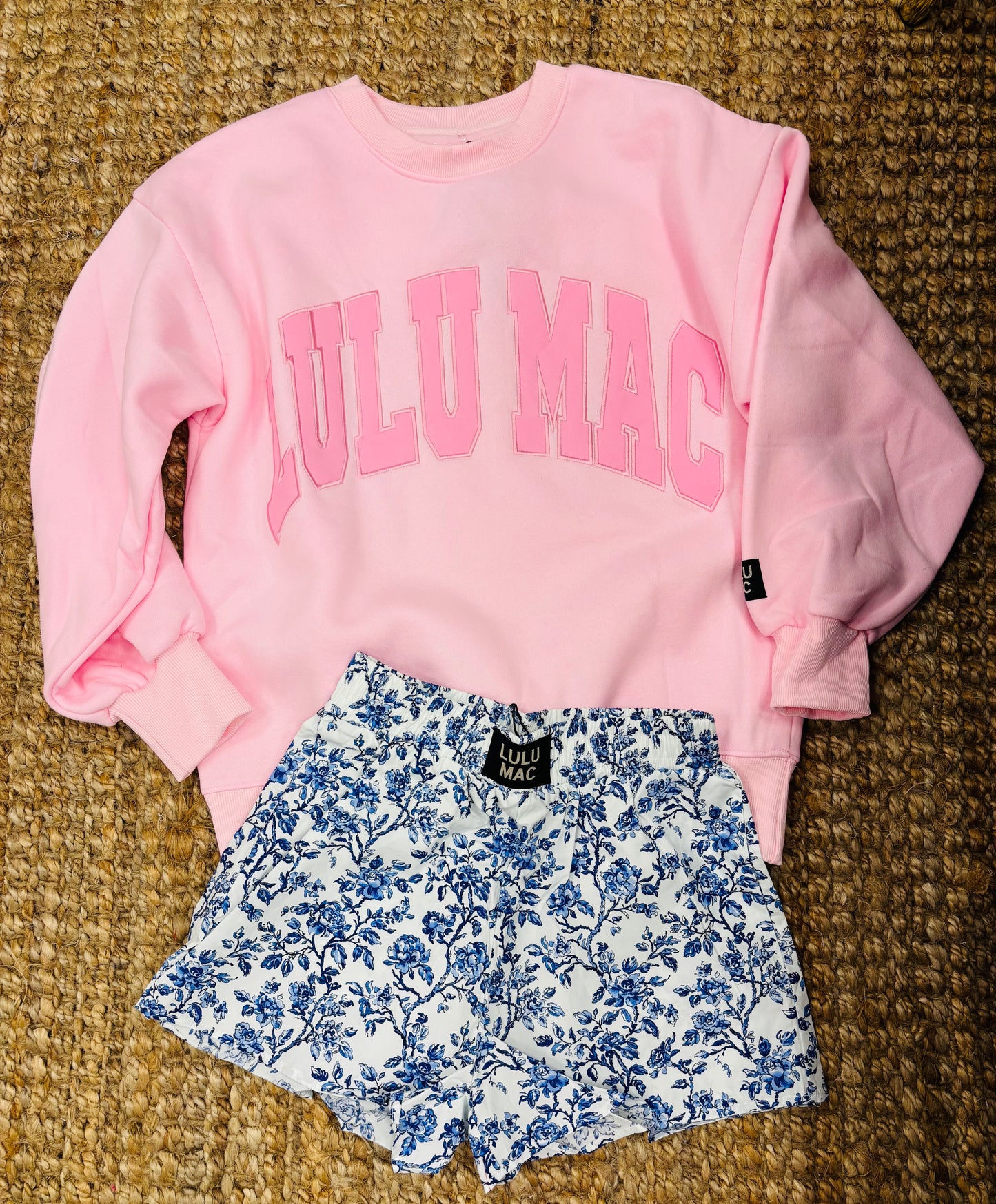 Lulu Mac lt pink sweatshirt
