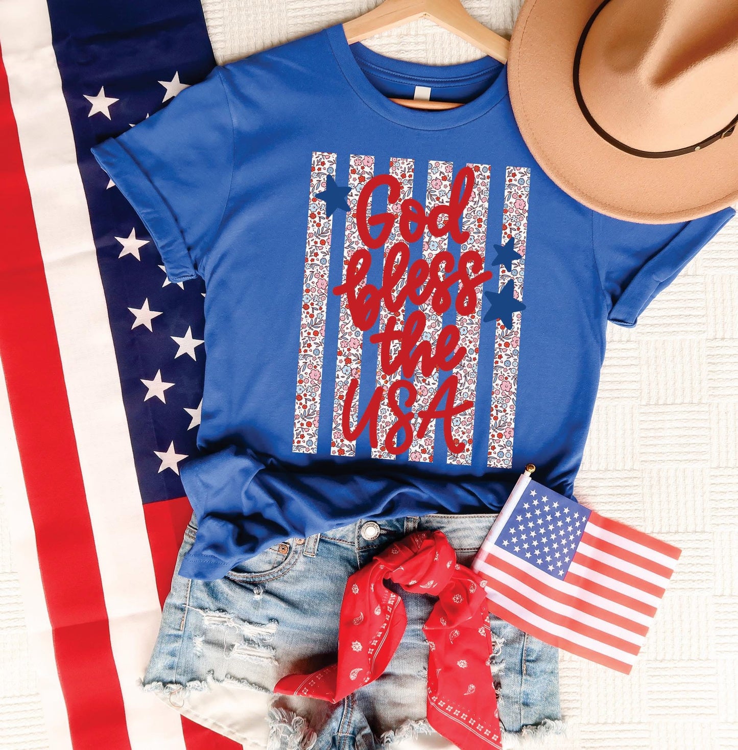 God bless the USA tee