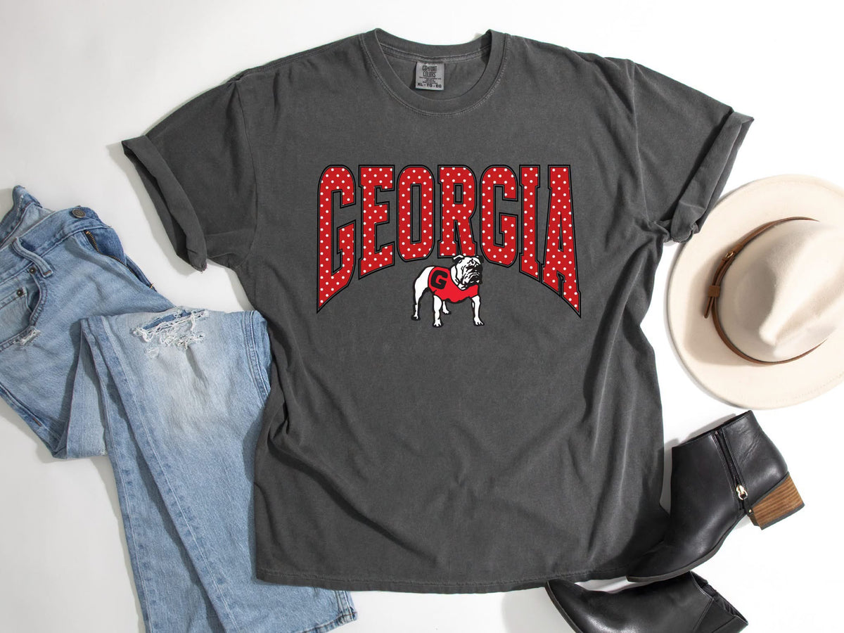 Georgia polka dot tee