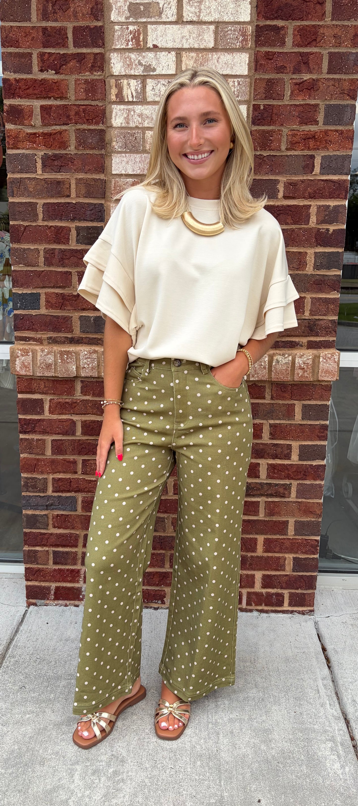 Wendy ivory top