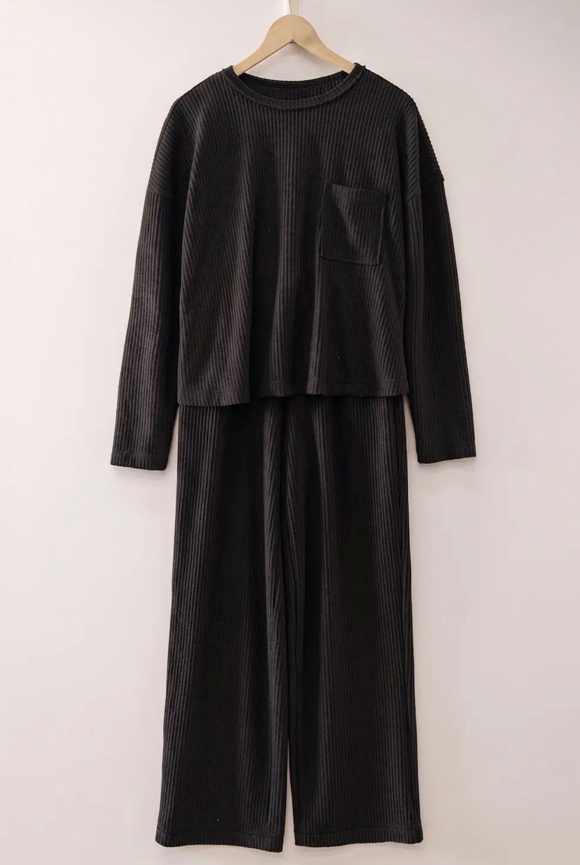 Black casual set