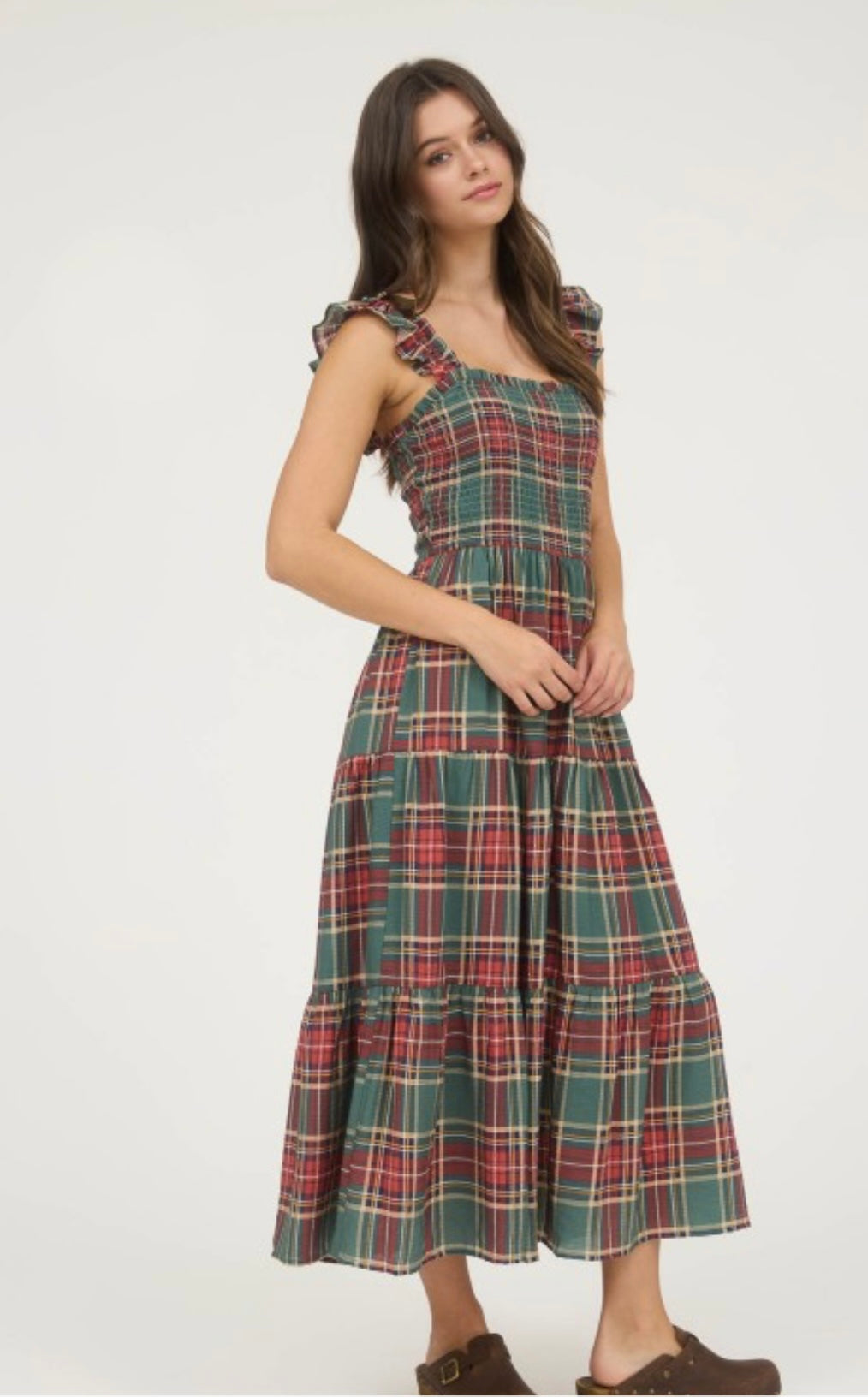 Julie plaid dress