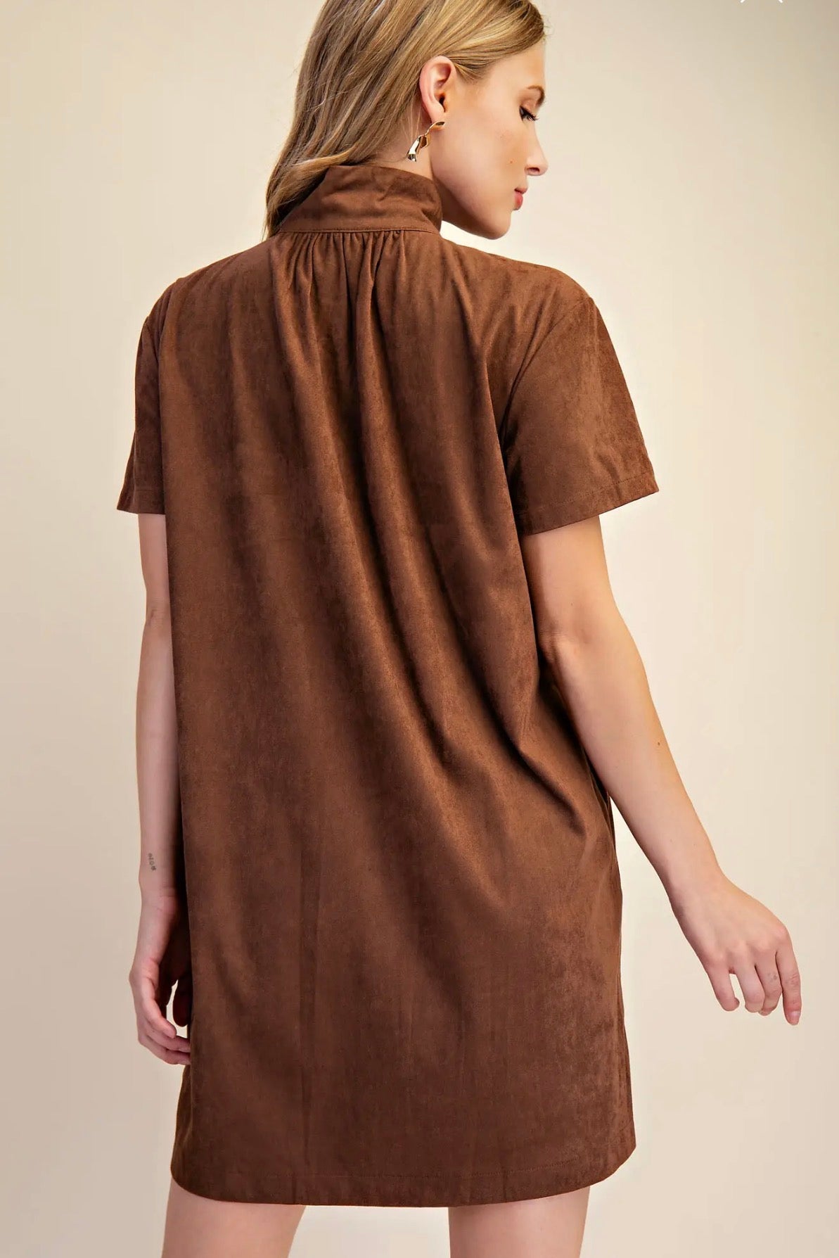 Maggie brown dress