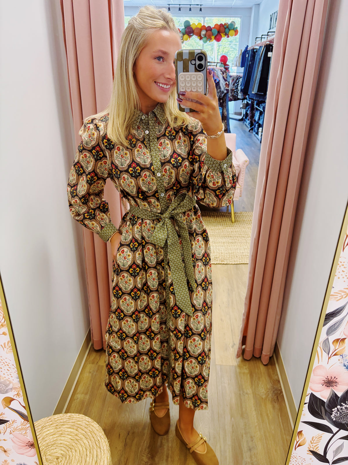 Vintage floral dress