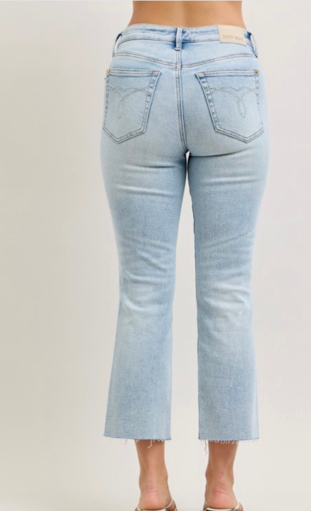 Judy blue midrise kick flare