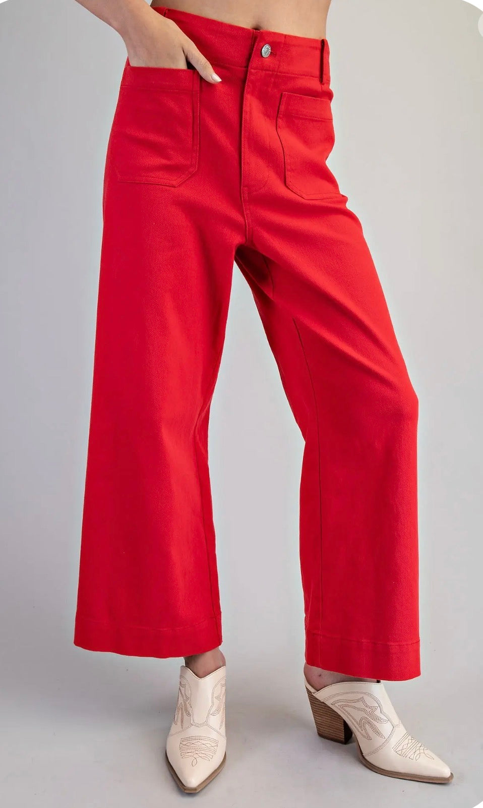 Candy red jeans
