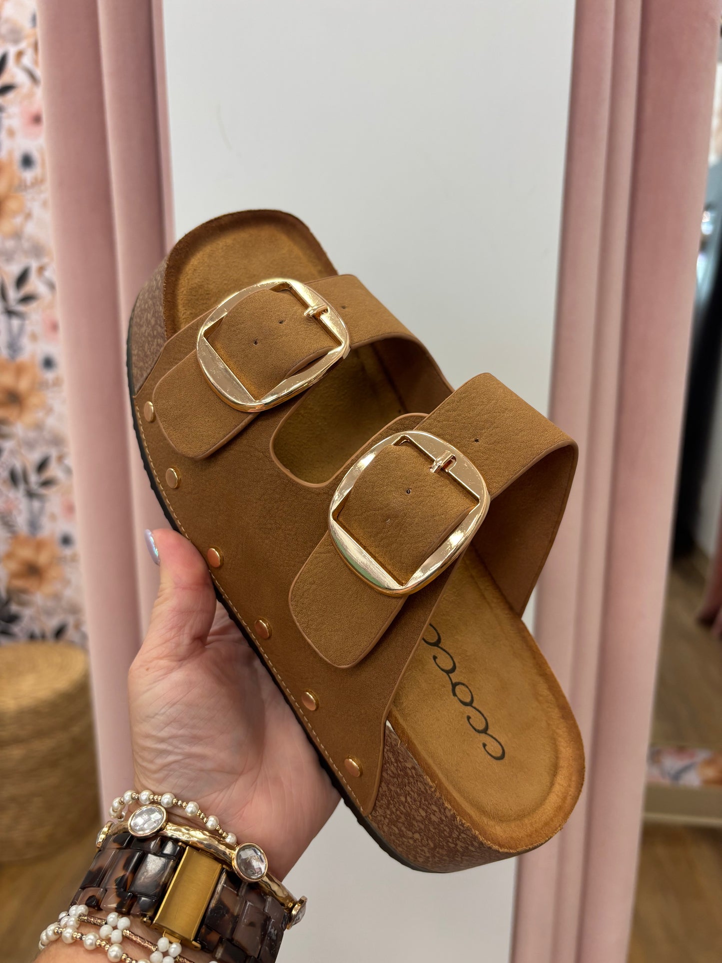 Nancy camel wedges