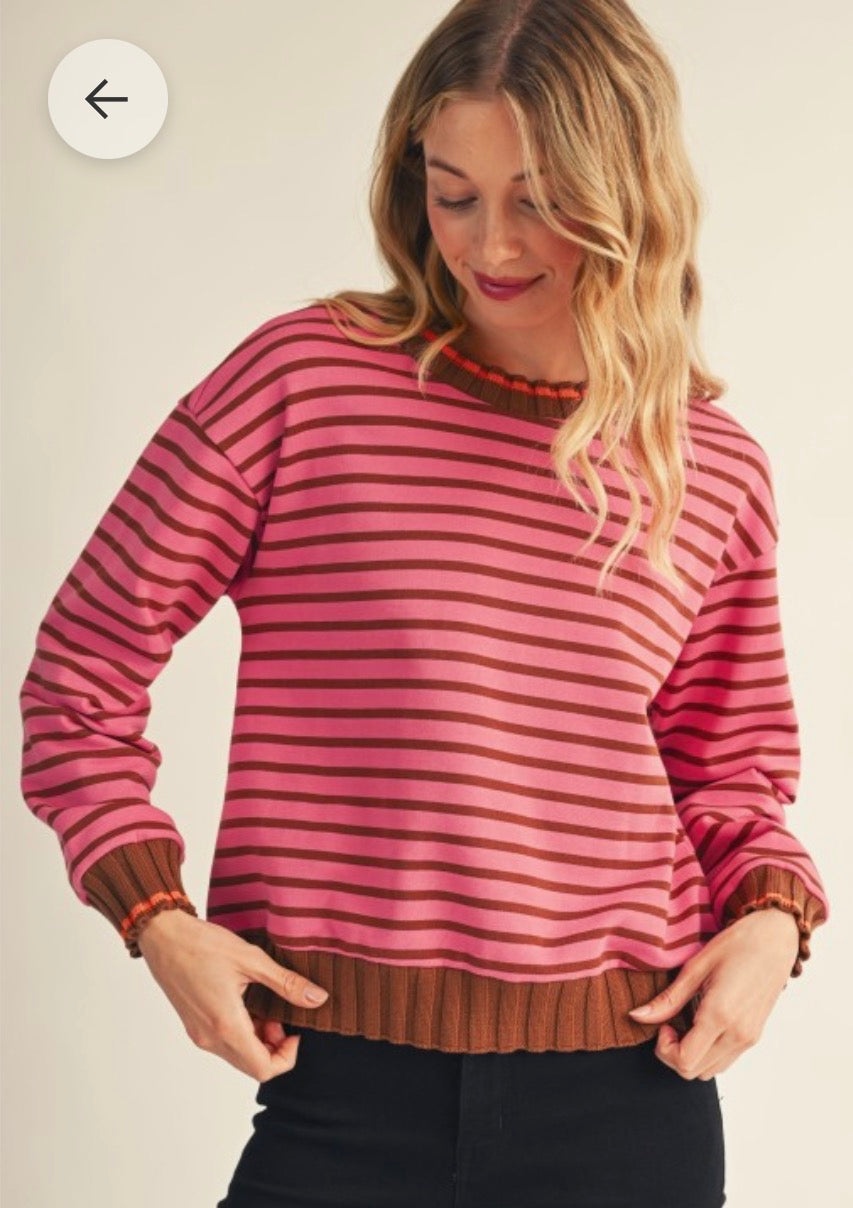 Pink mix top