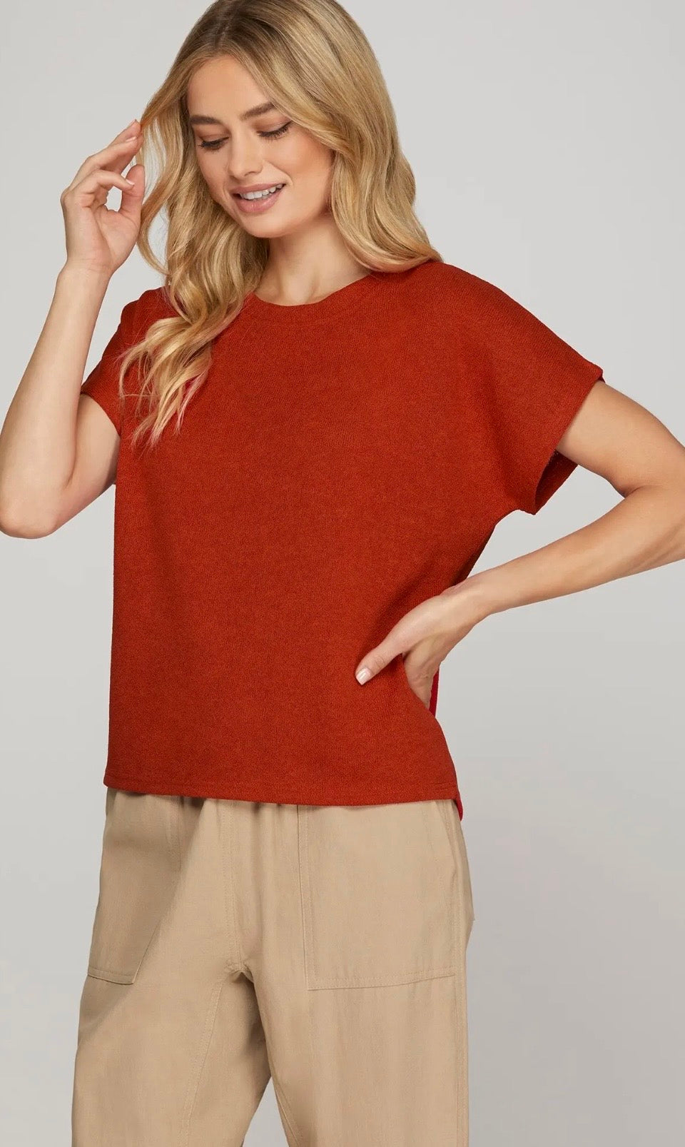 Red knit