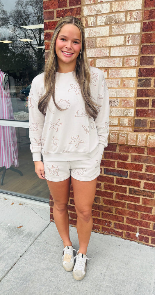 Seashell LS short set