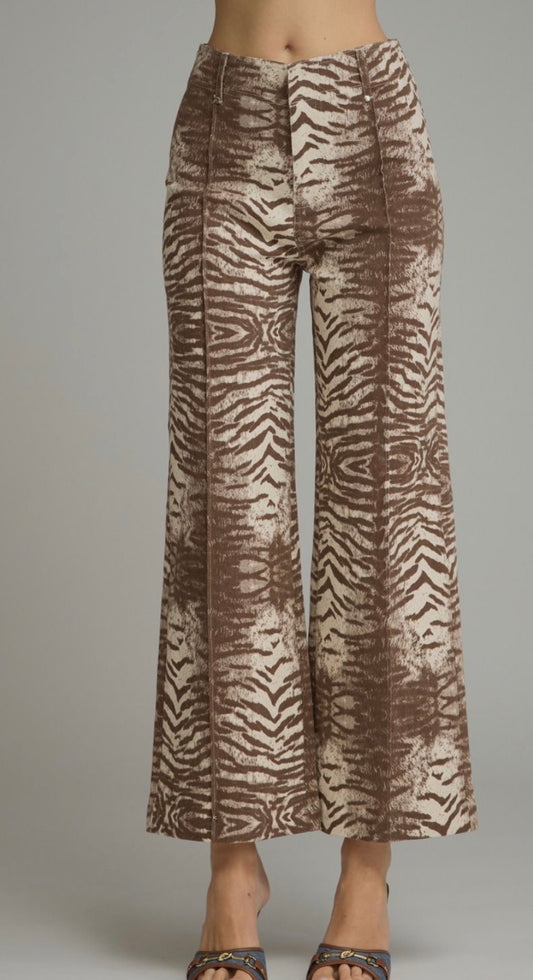Animal print pants