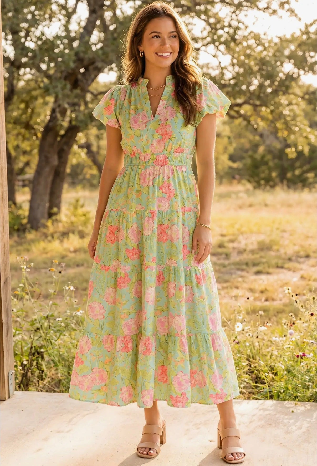 Summer blossom dress
