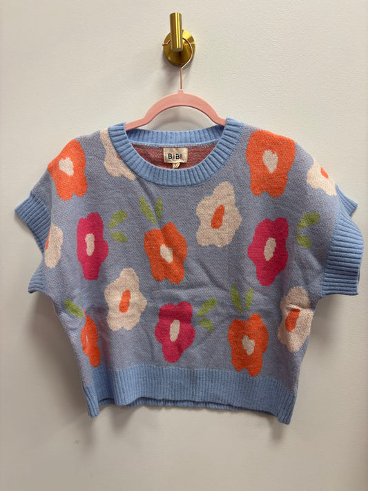 Spring flower sweater