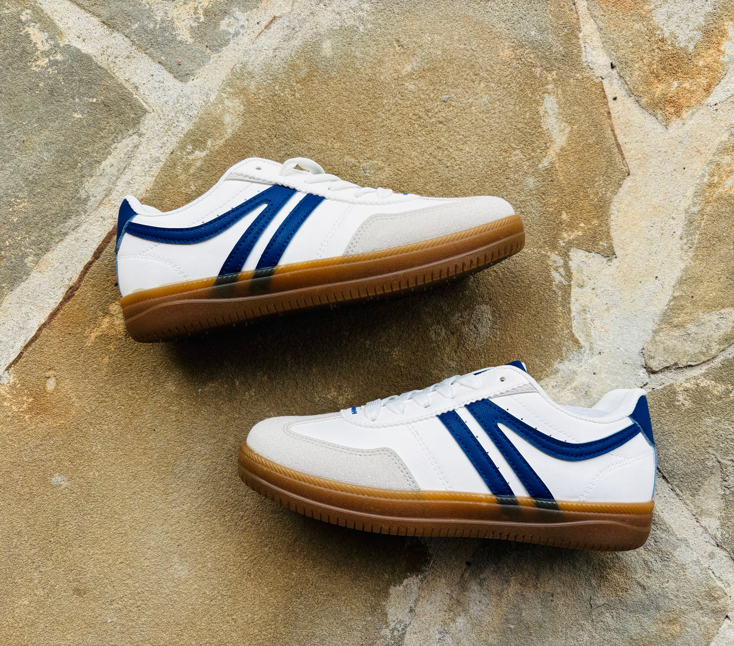Royal blue sneakers