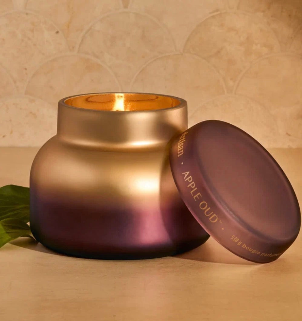 Capri blue apple oud artisan Tuscan radiance signature candle