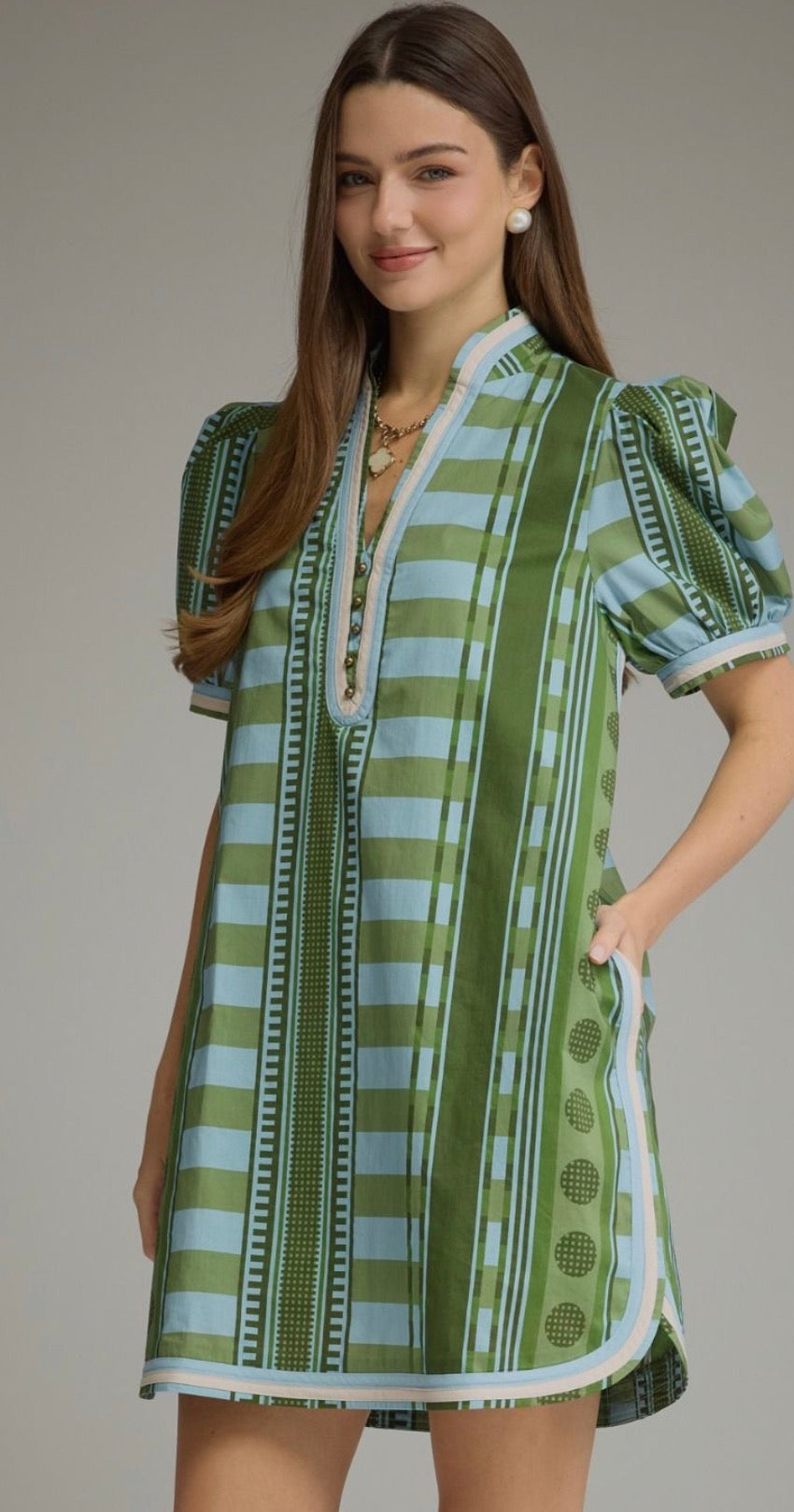 Amber green dress