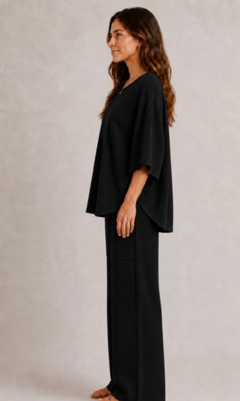 Black cozy set