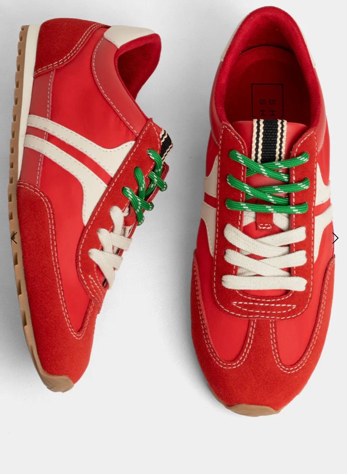 Sarah red sneakers