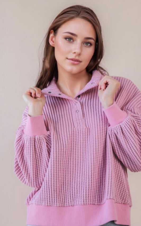 Pink pullover