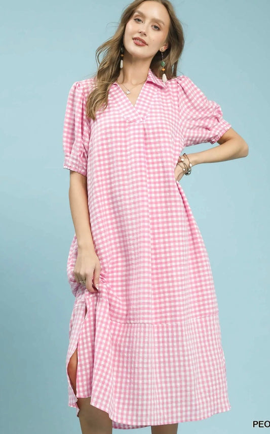 Belle pink dress