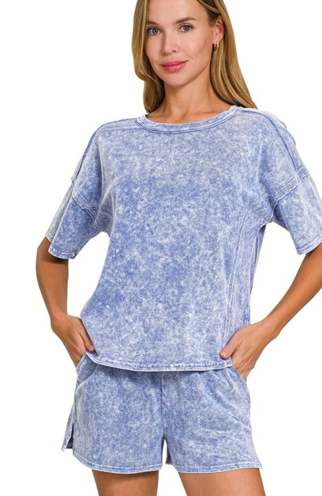 Mineral wash blue set