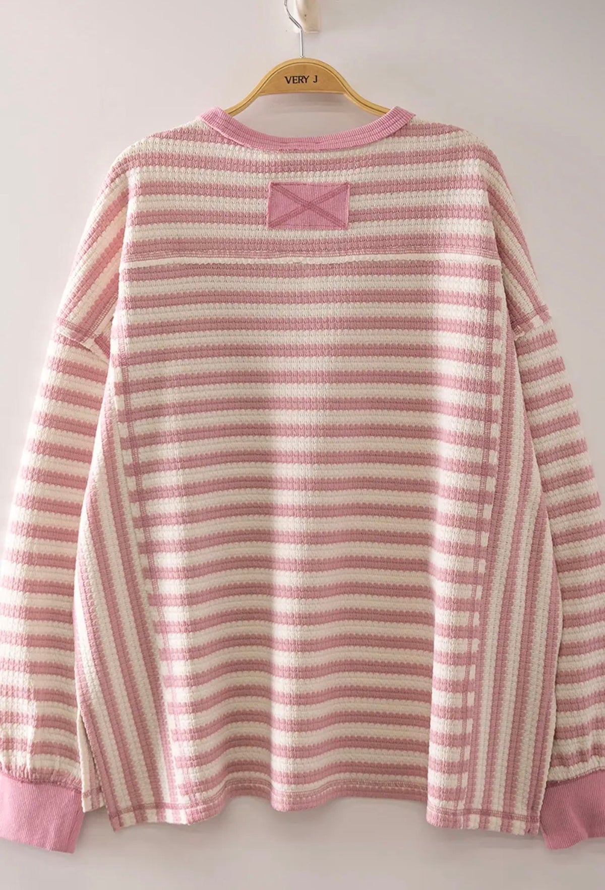 Stripe waffle tops