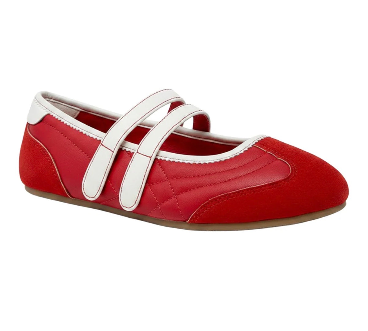 Salome red ballet sneakers