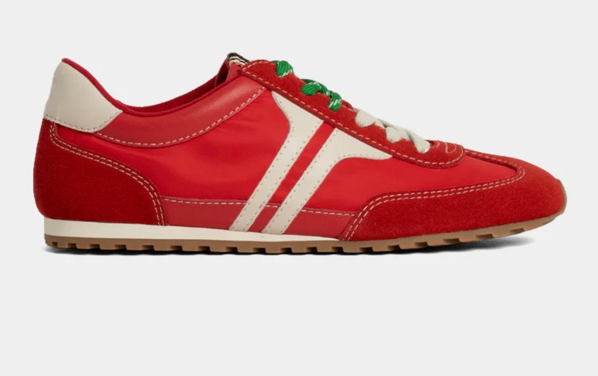 Sarah red sneakers