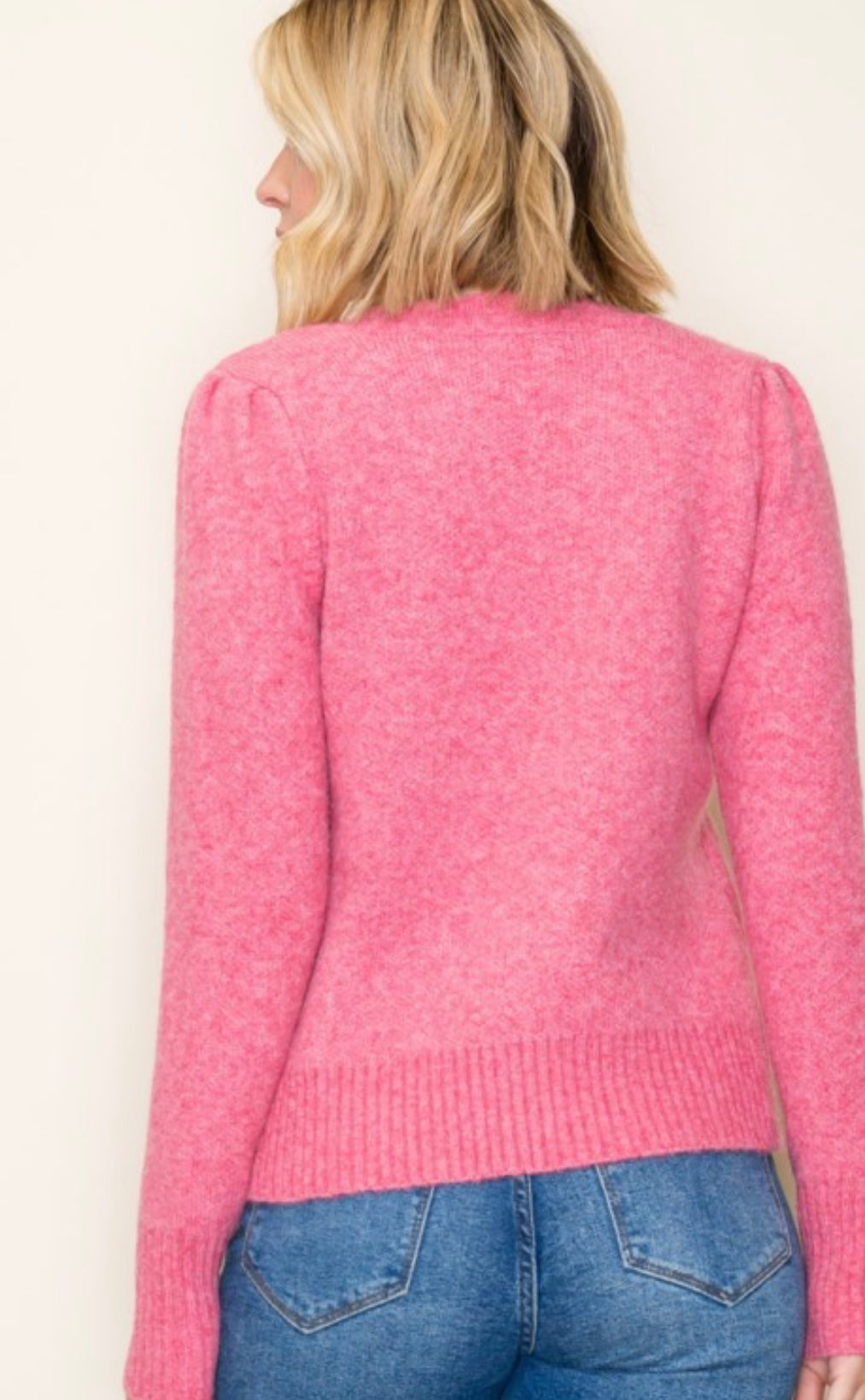 Candy pink sweater