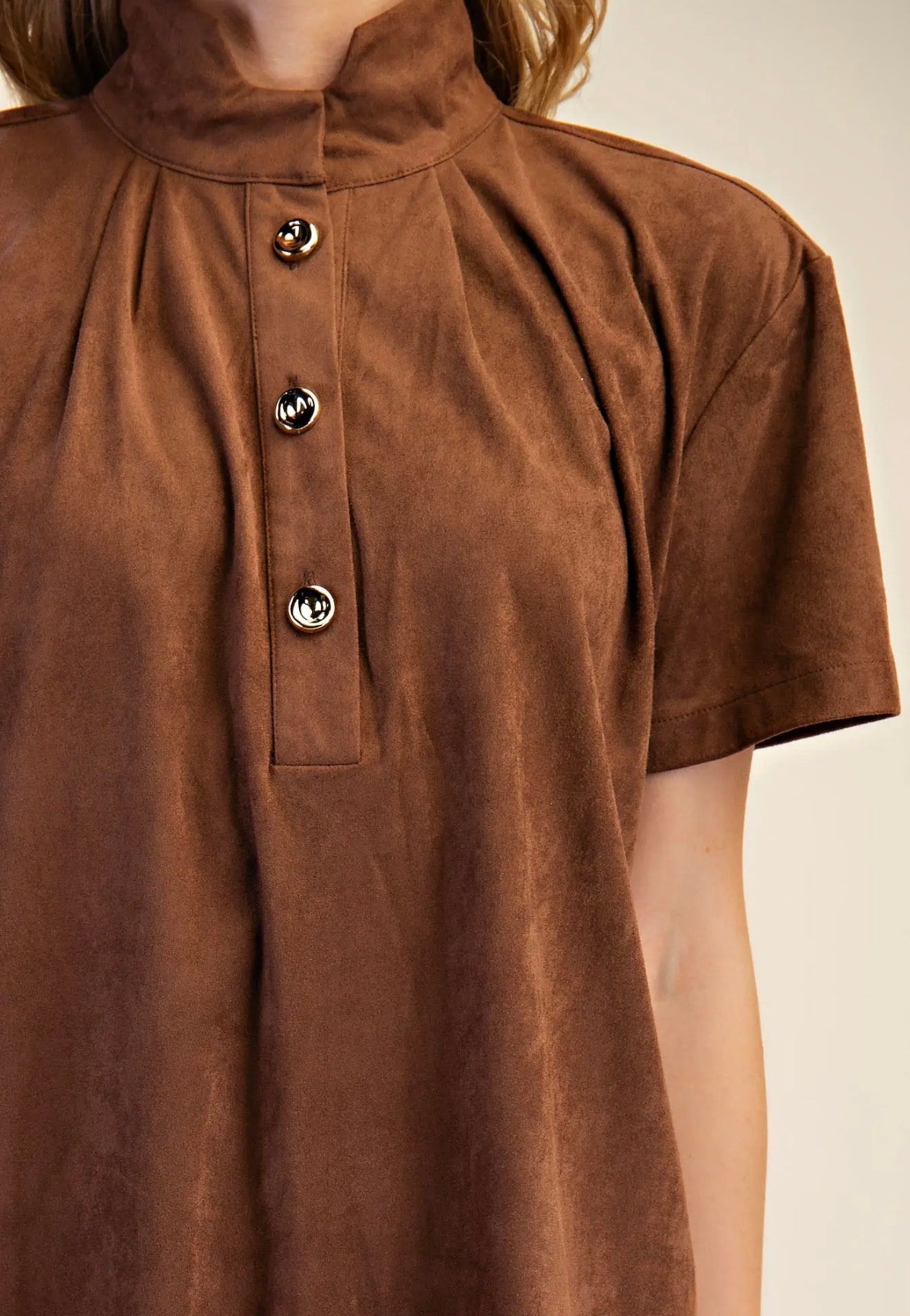 Maggie brown dress