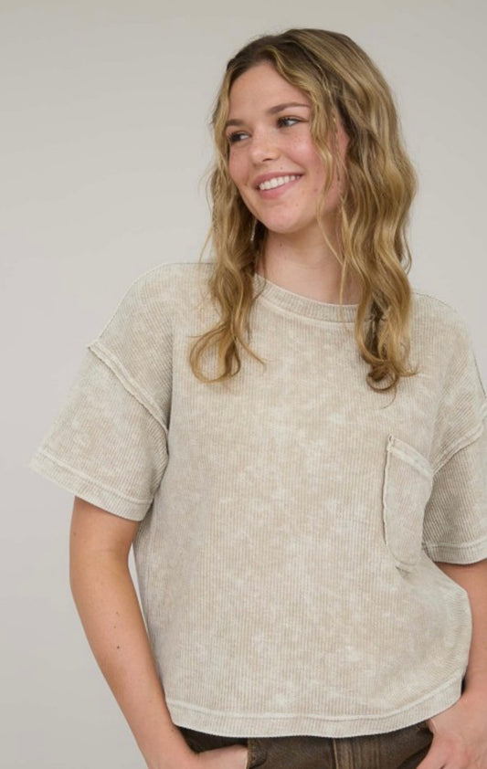 Khaki top