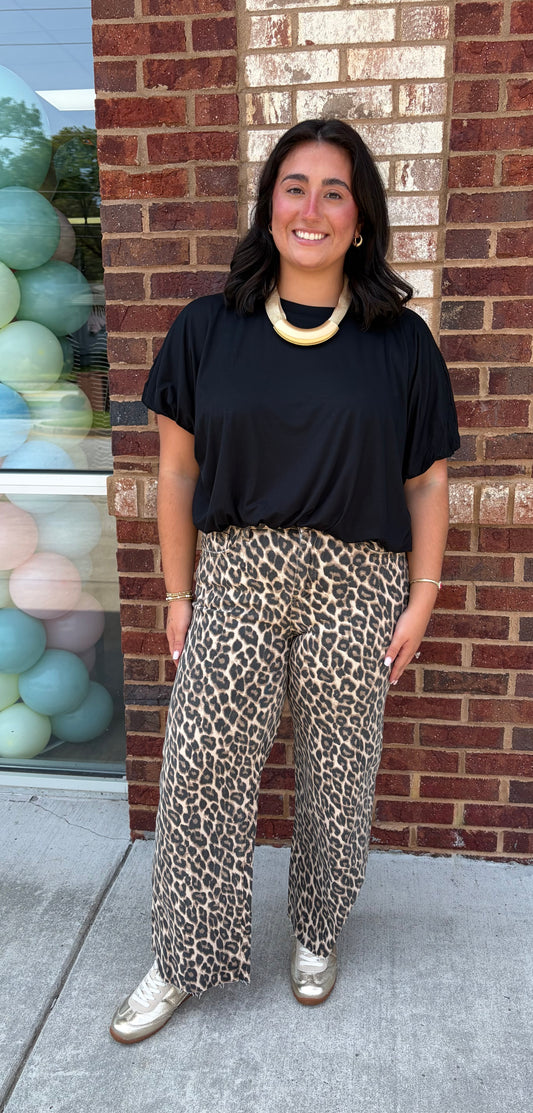 Black bubble top