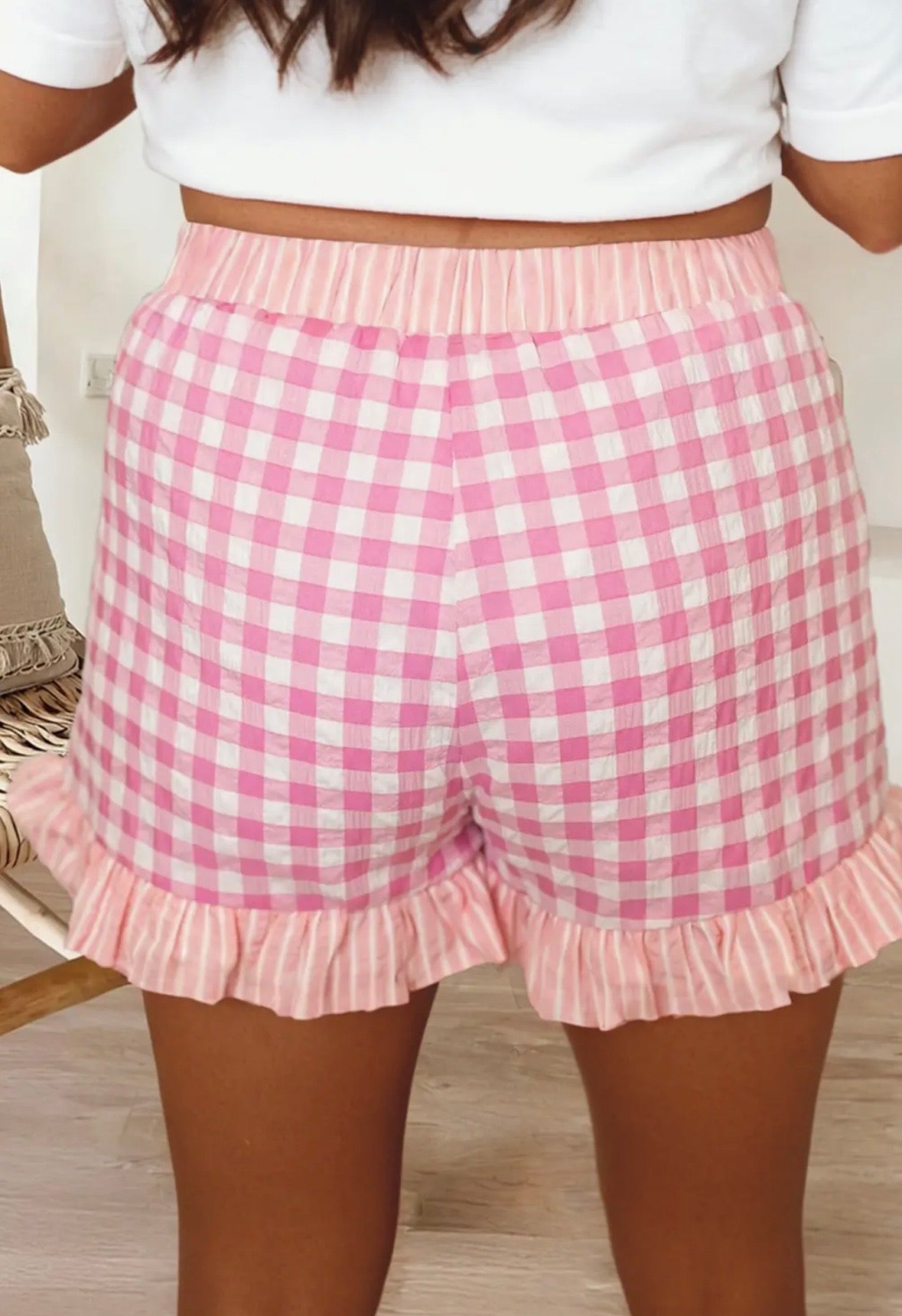 Gingham shorts